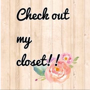 Check out my closet!